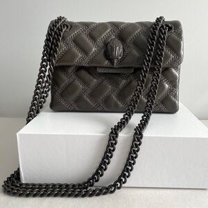 Kurt Geiger London Mini Kensington Drench Crossbody in Brown